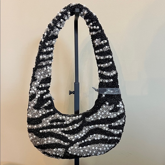 From India To You | Beaded Mini Hobo Bag - Picture 1 of 10